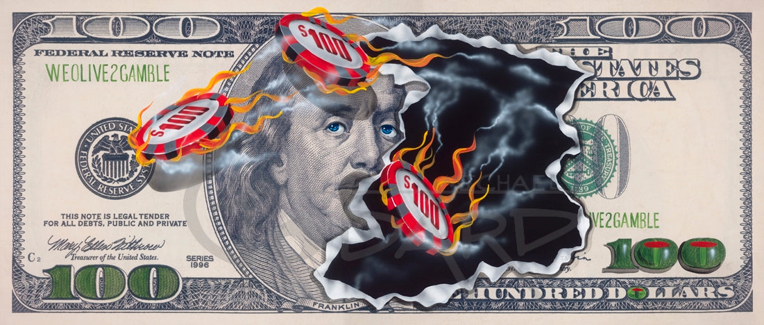 $100 Bill We Olive To Gamble (WOTG)