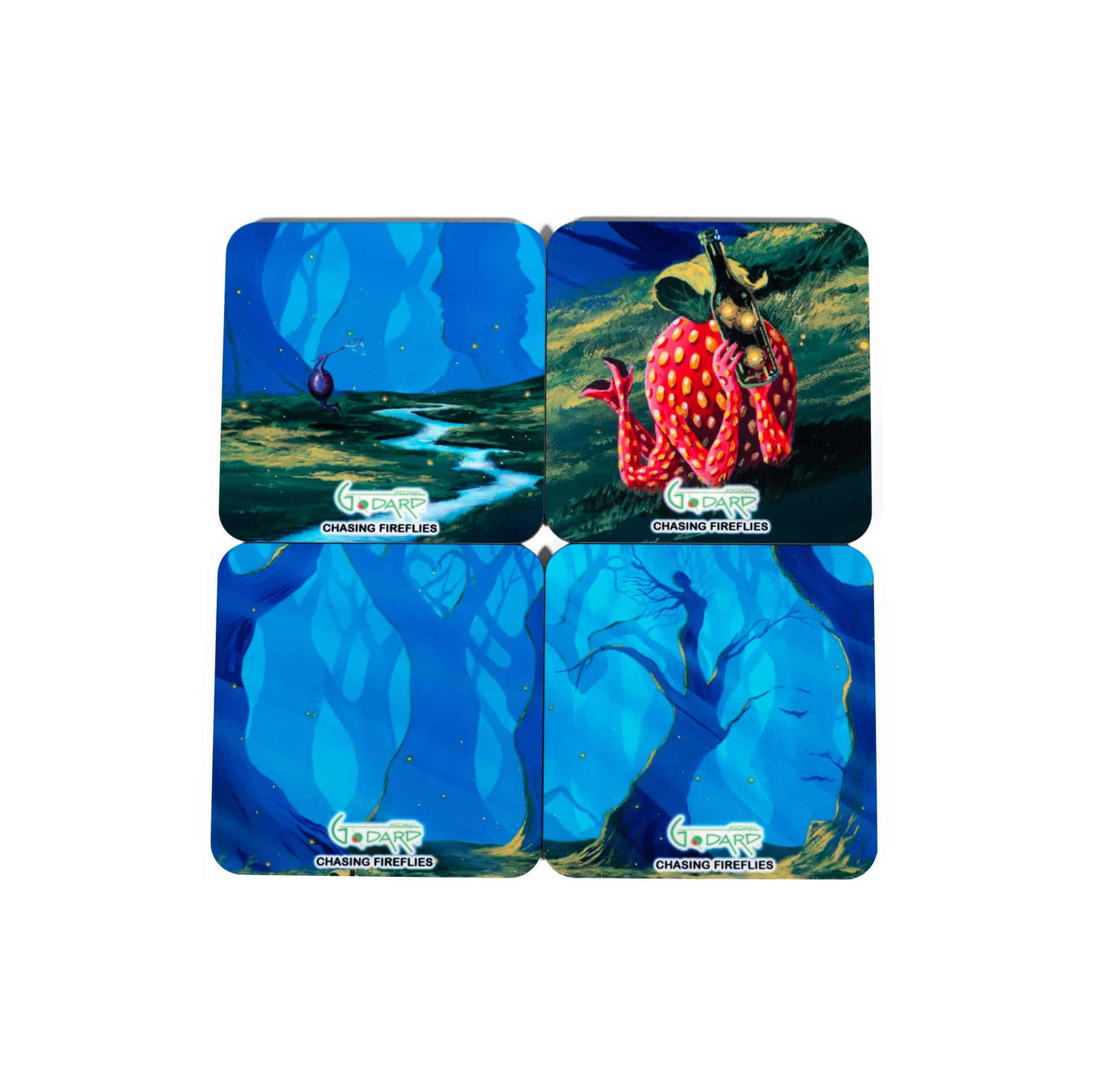 Chasing Fireflies Coasters
