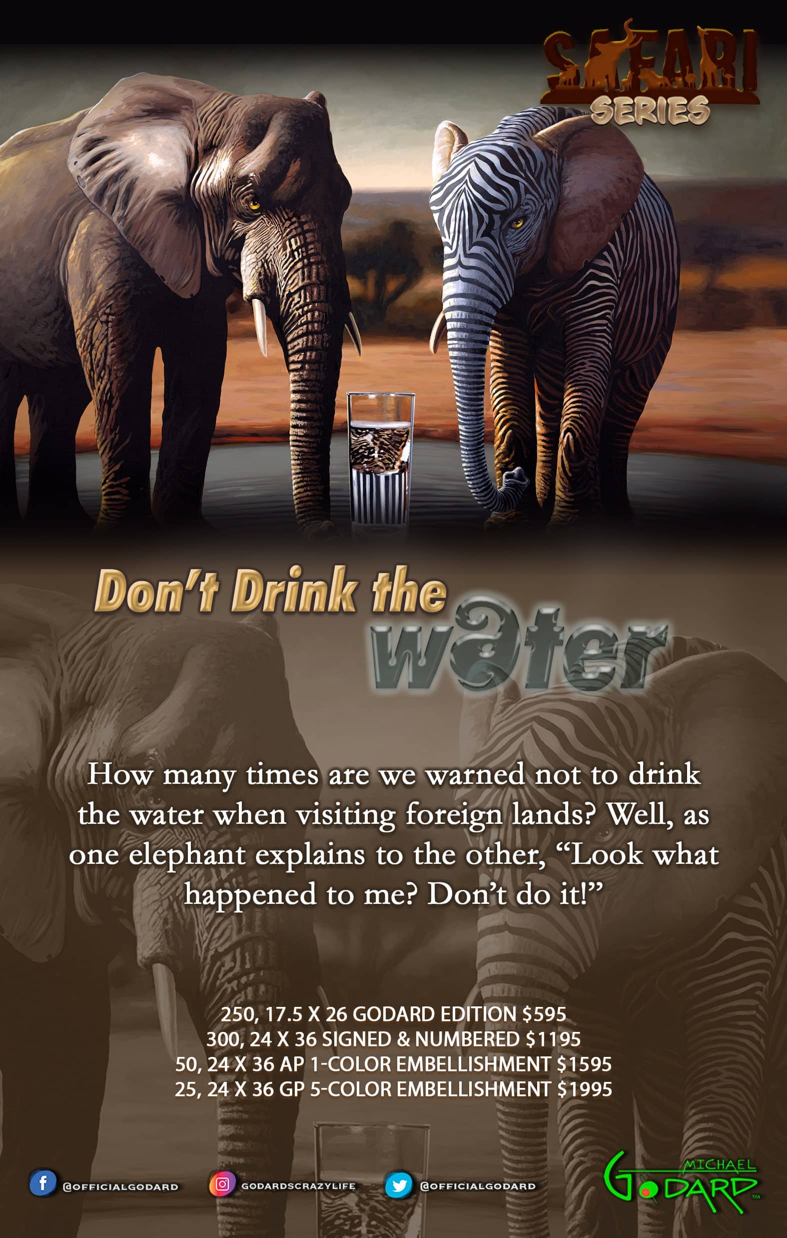 Safari Series – Don’t drink the Water