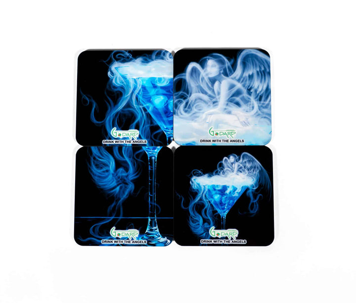 Drink With The Angels Coasters