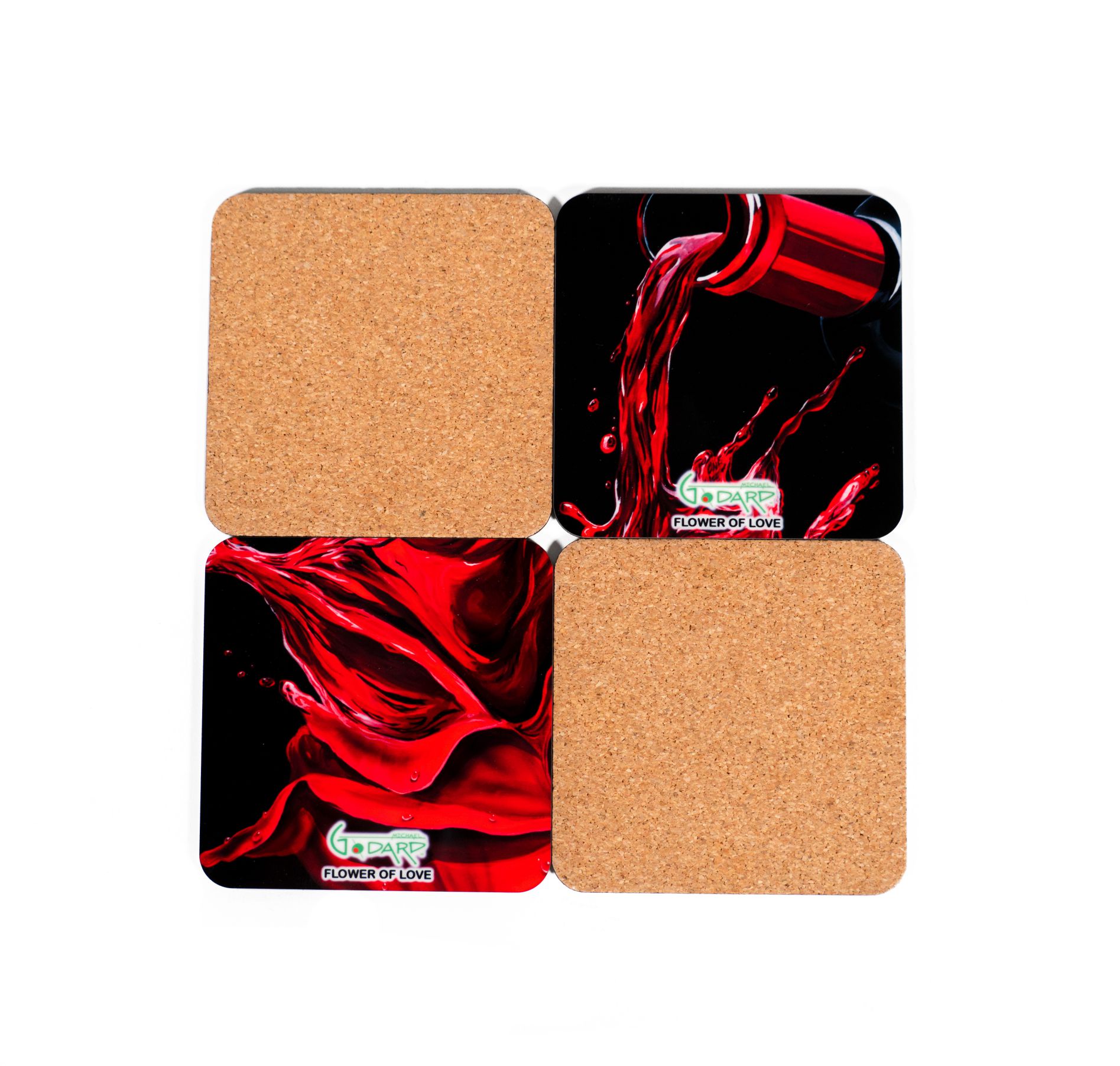 Flower of Love Coasters