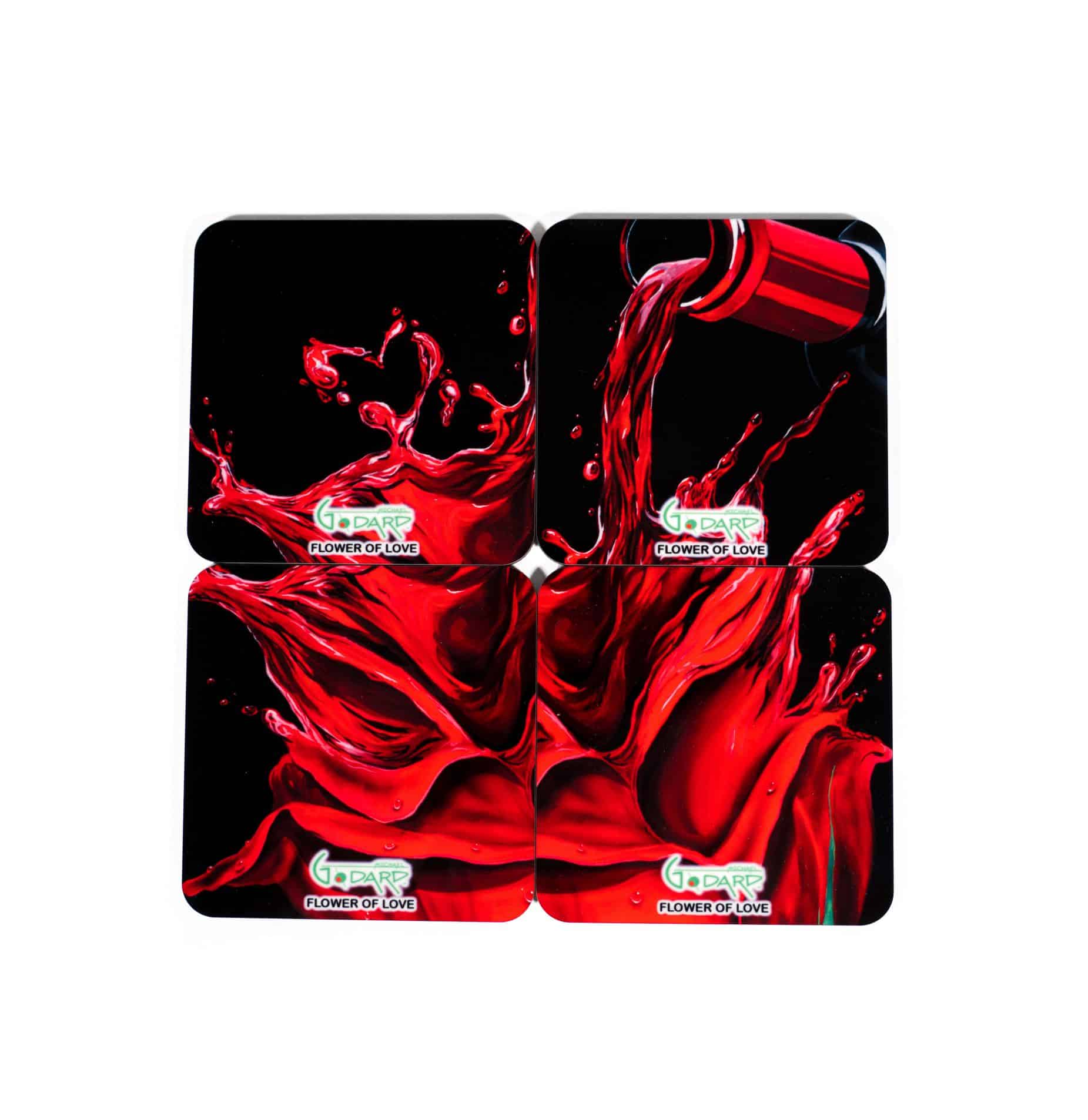 Flower of Love Coasters
