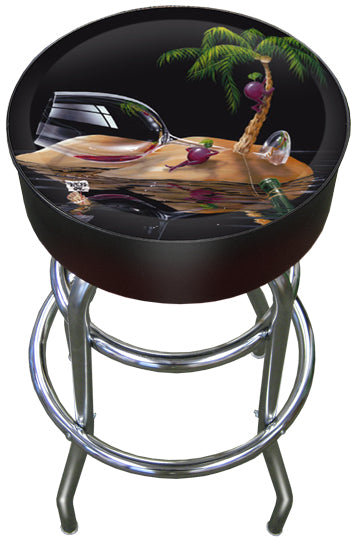 Lost In Paradise Bar Stool