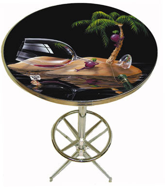 Lost In Paradise Pub Table
