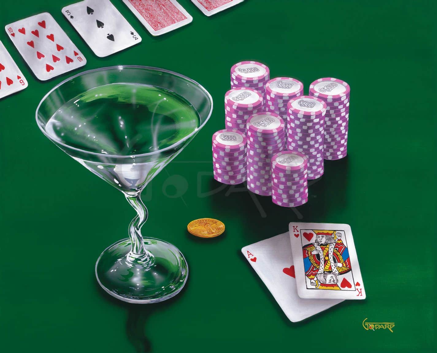 Poker Chips Big Slick