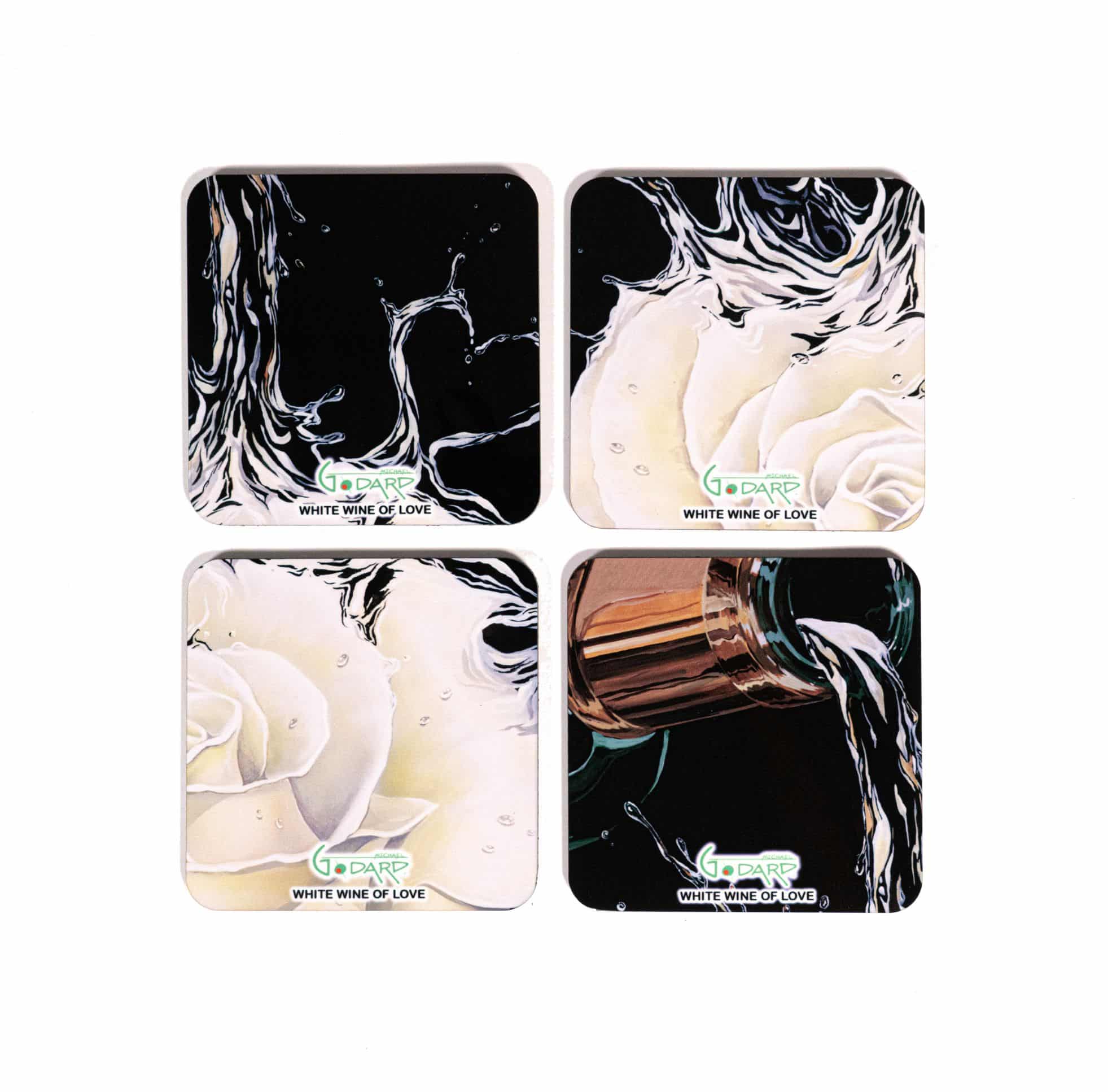 White Wine of Love Coasters