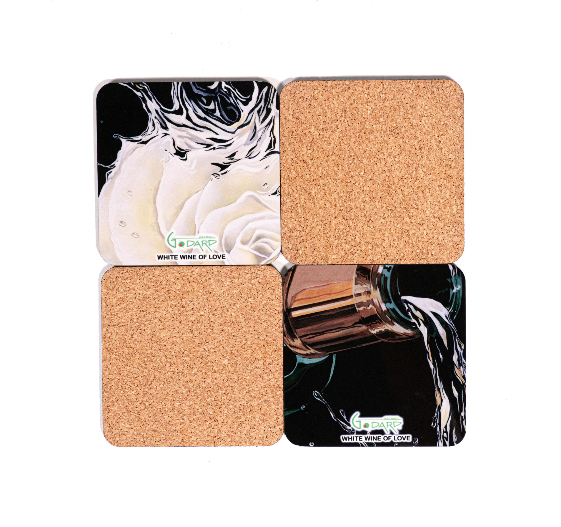 White Wine of Love Coasters