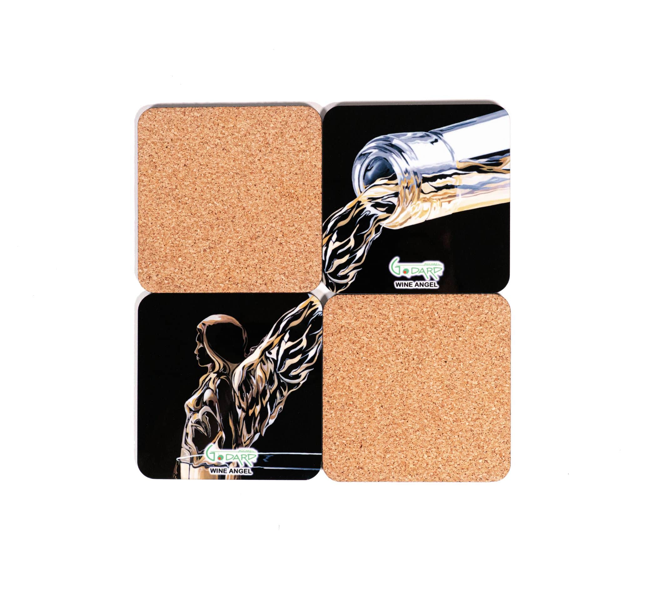 Wine Angel Coasters