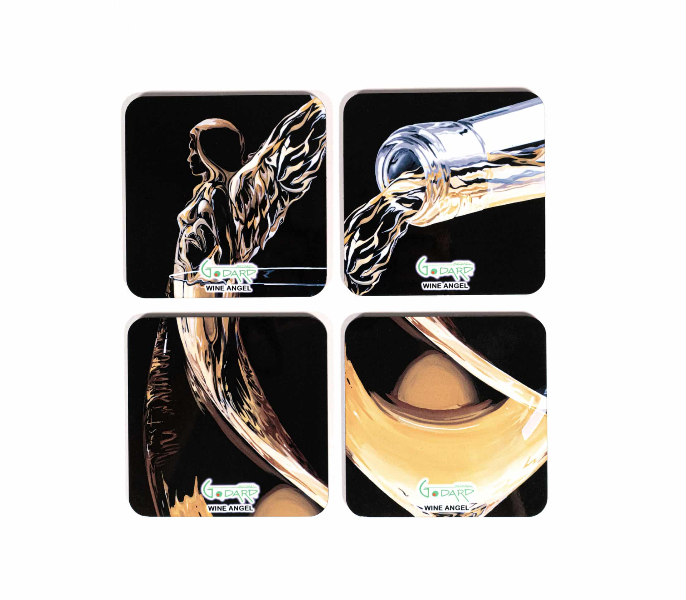 Wine Angel Coasters