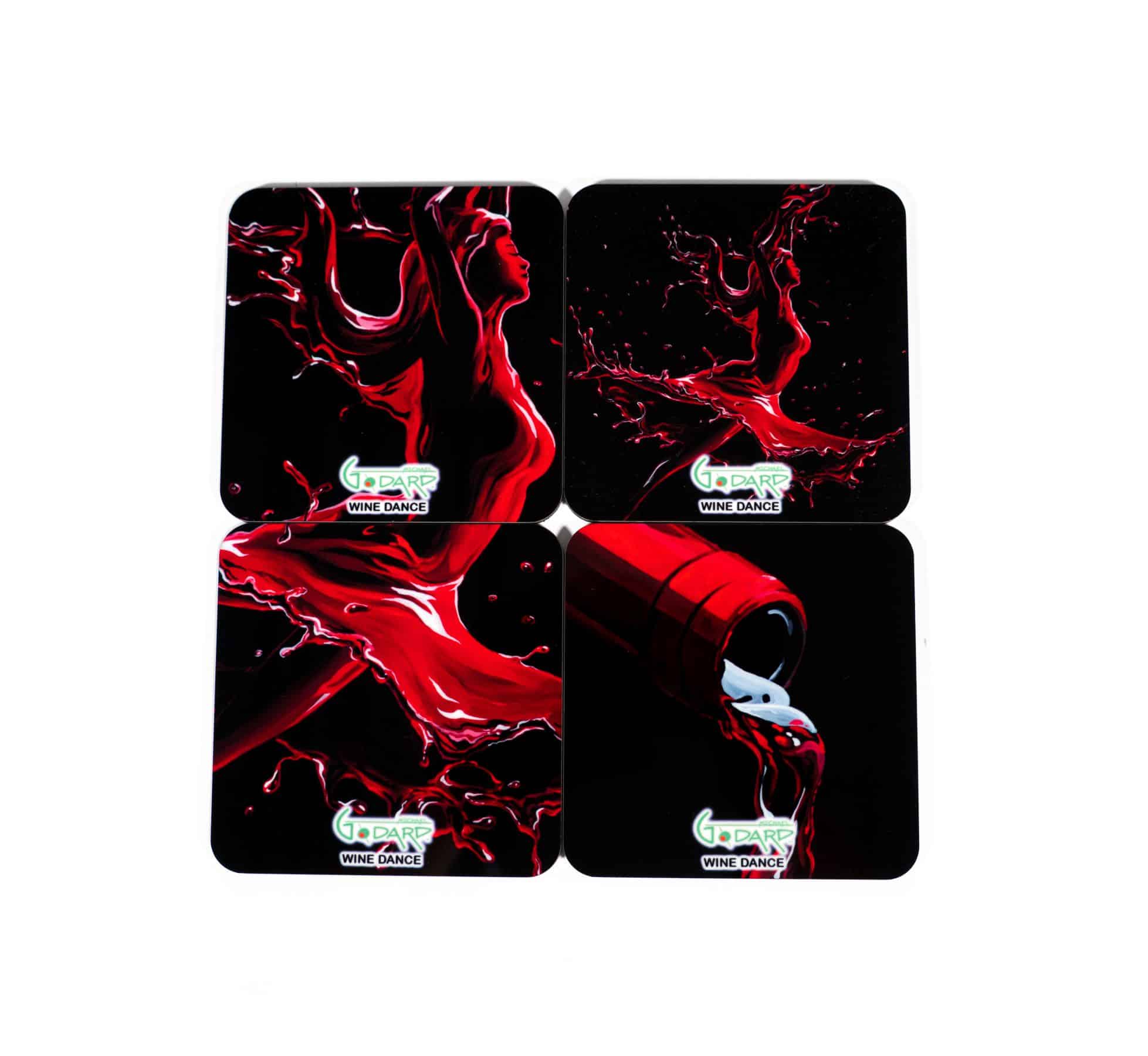 Wine Dance Coasters