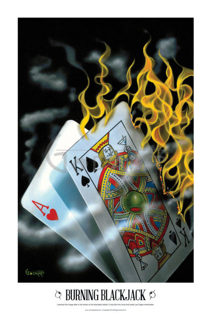 Burning Blackjack Poster