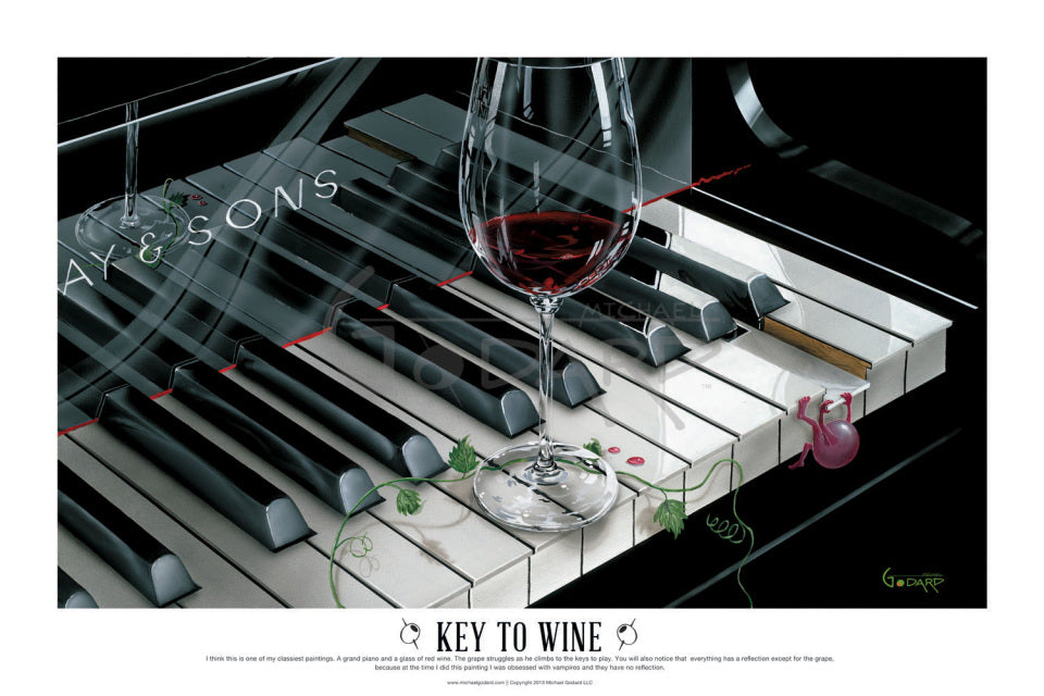 Key To Wine Poster