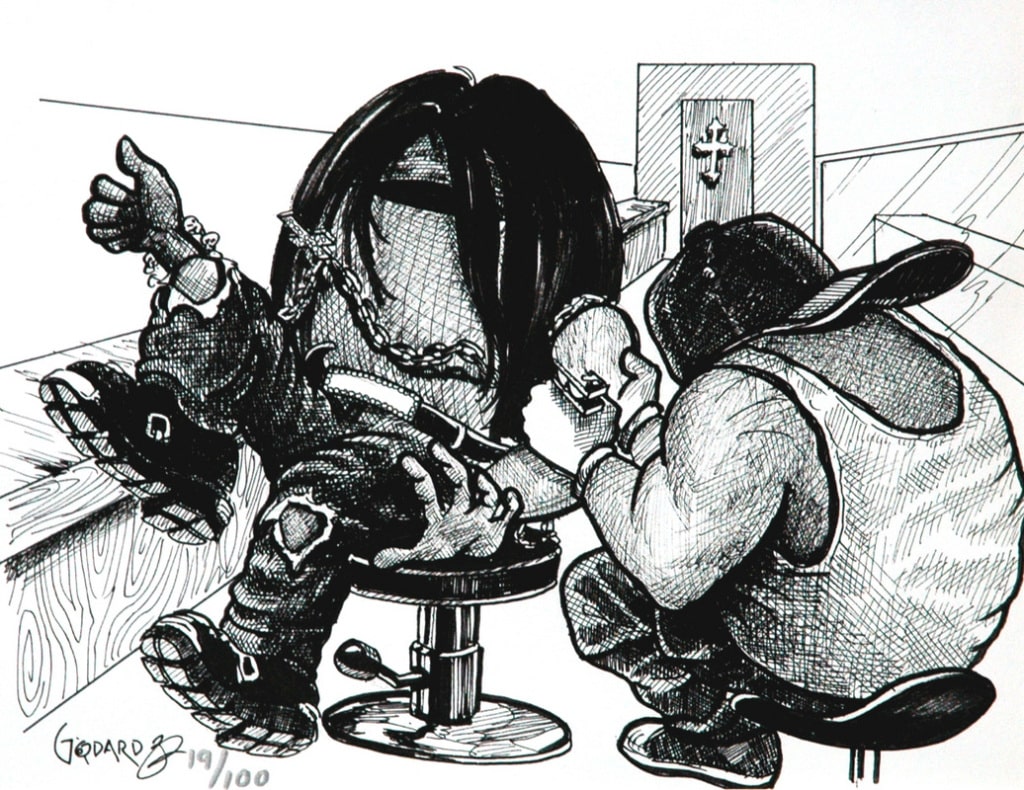 Ink Slinger Limited Edition Sketch Michael Godard