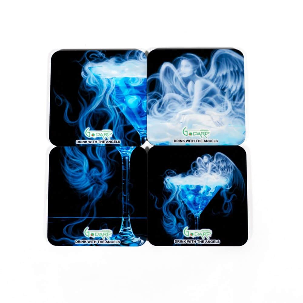 Drink With The Angels Coasters Michael Godard